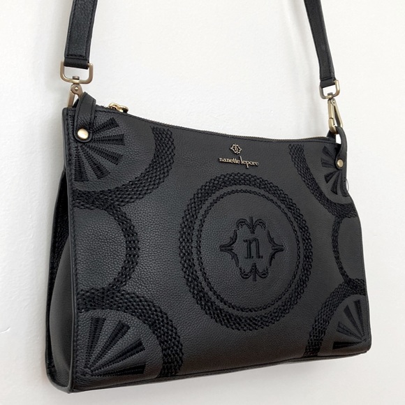 Nanette Lepore Handbags - *SOLD* Nanette Lepore Ellyson Black Crossbody Bag NWT